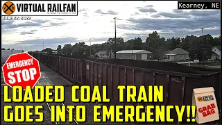 COAL TRAIN GOES INTO EMERGENCY, STOPPING THAT MUCH WEIGHT QUICKLY IS AMAZING! & MUCH MORE! 6/22/22