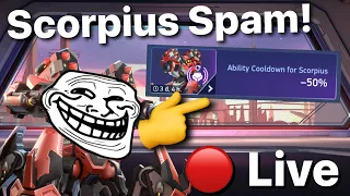 Scorpius Ability Spam - Mech Arena Live