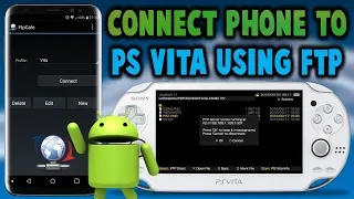 Transfer Files From Phone To PS Vita! (FTP)