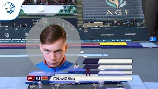 Mikita FOMCHANKA (BLR) - 2018 Trampoline Europeans, junior final