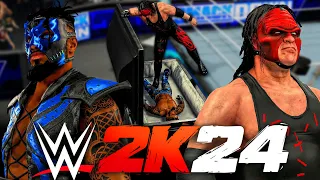 WWE 2K24 MyRISE #3 - Casket Match vs Kane! Universal Title Match: SummerSlam