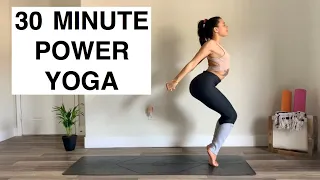 POWER Vinyasa Yoga For Upper Body Strength | 30 Minute Yoga Class