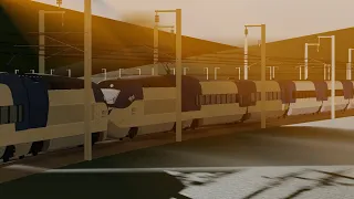 로블록스 미레일 KTX 산천 중련 연결영상