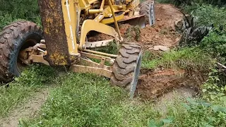 BOK CULVER HANCUR DAN BERLUBANG ❗❗ PENIMBUNAN MENGGUNAKAN ALAT BERAT GRADER