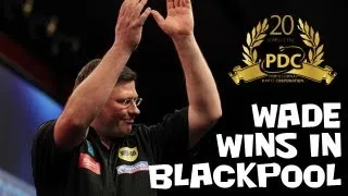 James Wade wins in round one of the BetVictor World Matchplay