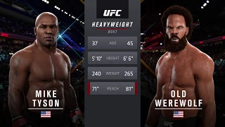 Old Werewolf vs. Mike Tyson - EA Sports UFC 2 - Rematch - Crazy UFC 👊🤪