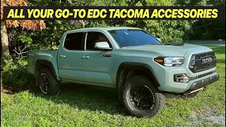 Honest Review of My 2021 Toyota Tacoma TRD Pro Lunar Rock Modifications / Accessories & EDC