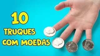 🎩10 TRUQUES impossíveis com Moedas que Todos Podem Fazer! 💰