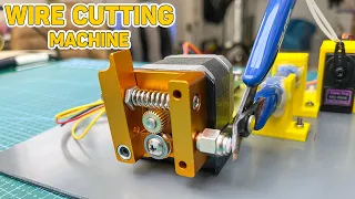 DIY Automatic Wire cutting Machine | Arduino project