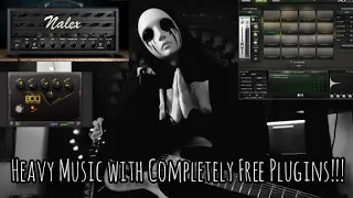 Heavy Music with Completely Free Plugins!!! #djent #thall #guitar #ambient #free #vst