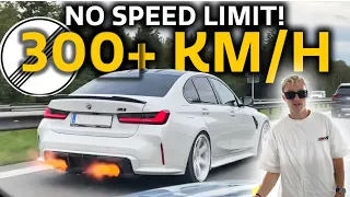 300+ KM/H GERMAN AUTOBAHN RUNS IN MY 750HP M3 G80 *NO SPEED LIMIT* - crazy sound! - OG SCHAEFCHEN