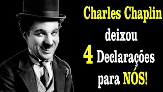 Charles Chaplin leaves 4 statements for LIFE!