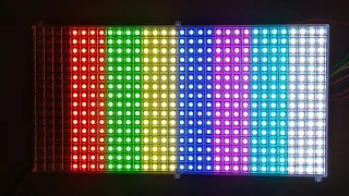 Driving hub75 LED panels.  (including free test software)