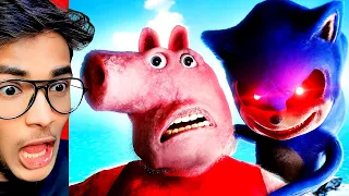 CURSED PEPPA PIG vs Evil SONIC.EXE in REAL LIFE