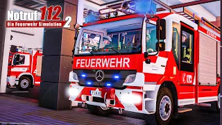 NOTRUF 112 #3: Unfall an der TANKSTELLE: Auto kollidiert mit Zapfsäule | Die Feuerwehr Simulation 2