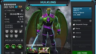 6 Star Ascended Hulkling vs Winter Soldier 35 second beat down #mcoc #marvelcontestofchampions
