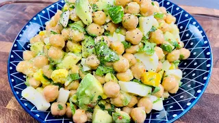 CHICKPEAS AVOCADO SALAD!