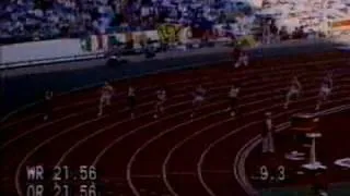 200m   Women   21 34s   Florence Griffith Joyner   1988 Seul Final