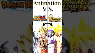 Goku And Frieza Dragon Ball Legends VS. Dokkan Battle Animation