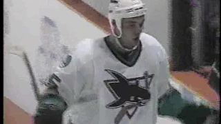 Viktor Kozlov's great goal vs Oilers for Sharks (1 oct 1997)