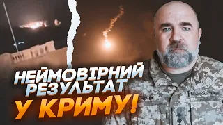 ⚡️2 ГОДИНИ ТОМУ! ЧЕРНИК: удари одразу по П’ЯТЬОХ МІСТАХ у Криму! В рф безпілотники знищили…