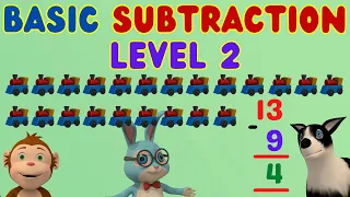 Subtraction for Kids | Level 2 | Learn how to subtract | Mathematics for kids | Smarteez