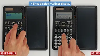 The Difference Between NEWYES 991MS and 991ES PLUS Scientific Calculator #newyes #calculator #maths