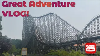Six Flags Great Adventure June 2023 VLOG (Kingda Ka is back open!)