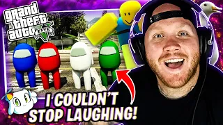 TIMTHETATMAN REACTS TO GTA 5 FUNNY MODDED MOMENTS!