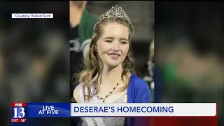 Deserae Turner crowned homecoming queen