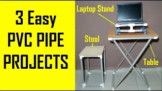 3 Amazing PVC Pipe Project Ideas - EP.1 | Umair's Workshop