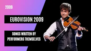 All songs written by performers themselves in Eurovision 2009