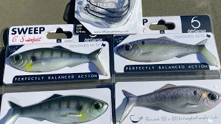 Review of the 6th Sense SWEEP swimbait w/FISHING FOOTAGE