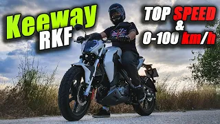 Keeway RKF 125cc TOP SPEED y 0-100 Km/h | JGP CREW