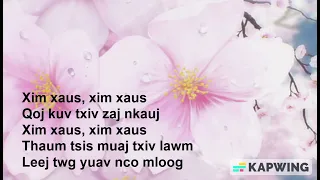 Txiv Lub Xim Xaus by Maa Vue | Karaoke | Original