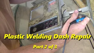 Lincoln Dash Repair / Plastic Welding / Part 2