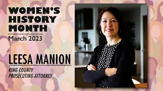 Women's History Month 2023 - Leesa Manion