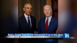 Biden, Obama Team Up for Obamacare Push in New Video