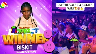 DWP Academy Reacts to Biskit's Win on Talented kids 🎉 🎊