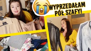 WIELKIE czyszczenie garderoby z LESS_ pozbyłam się POŁOWY RZECZY #108