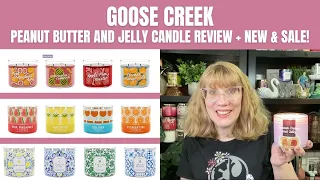 Goose Creek Peanut Butter and Jelly Candle Review + New & Sale!