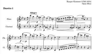 K. Kummer - Duetto n. 1 per flauto e clarinetto (Allegro)