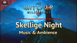 The Witcher 3 | Skellige Night | Emotional and Relaxing Soundtrack & Ambience #study