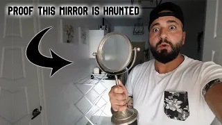 I HAVE PROOF THIS MIRROR IS HAUNTED ( PARANORAL ACTIVITY IN MY HOUSE)