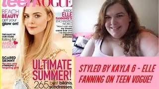 Elle Fanning Teen Vogue Tutorial - "Styled By Kayla" #6!