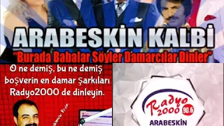 1 SAATLİK ARABESK DAMAR ŞARKILAR  (KALİTELİ KAYIT) #BayDamarErsin #Radyo2000