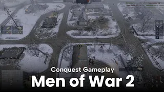 USSR Conquest Gameplay Playthrough Part 1: Volokolamsk Highway 4k 60fps HDR Men of War 2