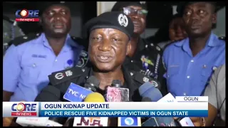 OGUN POLICE RESCUE FIVE KIDNAPPED VICTIMS...watch & share...!