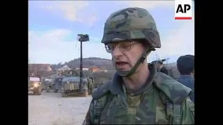 Kosovo: US: KFOR peacekeepers to patrol the border with Macedonia.