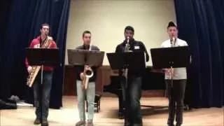 Sleigh Ride for Saxophone Quartet